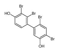 2,3-dibromo-4-(2,4-dibromo-5-hydroxyphenyl)phenol结构式