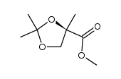 methyl 2,2,4-trimethyl-1,3-dioxolane-4-carboxylate Structure