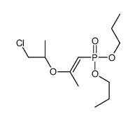 [2-(2-Chloro-1-methylethoxy)-1-propenyl]phosphonic acid dipropyl ester结构式