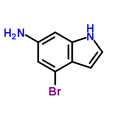 4-Bromo-6-aminoindole Structure