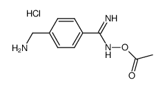 H-4-Acetyloxamidinobenzylamine.x.HCl结构式