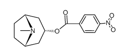 3α-(4'-nitrobenzoyloxy)tropane Structure