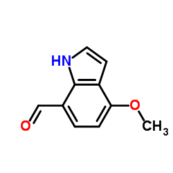 1H-Indole-7-carboxaldehyde,4-methoxy-(9CI) picture