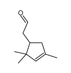 2-(2,2,3-Trimethyl-3-cyclopentenyl)acetaldehyde Structure