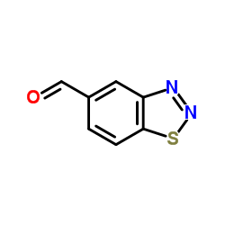 1,2,3-Benzothiadiazole-5-carboxaldehyde Structure