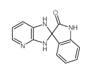 1,3-Dihydrospiro(2H-imidazo(4,5-b)pyridine-2,3-(3H)indol)-2(1H)-one结构式