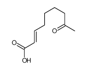 8-oxonon-2-enoic acid Structure