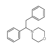 4-(1,2-diphenylethyl)morpholine Structure