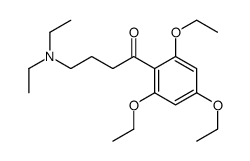 4-(diethylamino)-1-(2,4,6-triethoxyphenyl)butan-1-one结构式