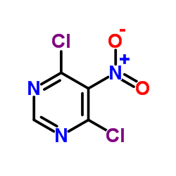 4,6-Dichloro-5-nitropyrimidine structure