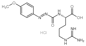 N-(4-Methoxyphenylazoformyl)-Arg-OH结构式