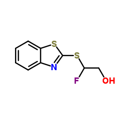 2-(1,3-Benzothiazol-2-ylsulfanyl)-2-fluoroethanol Structure