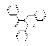 N-Benzoyl-N-benzyl-thiobenzoesaeureamid结构式