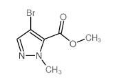 methyl 4-bromo-1-methyl-1H-pyrazole-5-carboxylate Structure