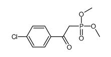 1-(4-chlorophenyl)-2-dimethoxyphosphorylethanone Structure