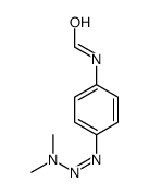 N-{4-[(1E)-3,3-Dimethyl-1-triazen-1-yl]phenyl}formamide结构式