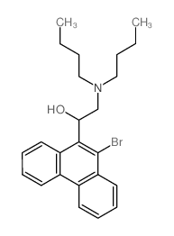 9-Phenanthrenemethanol,10-bromo-a-[(dibutylamino)methyl]- Structure