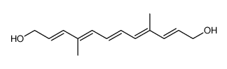 (2E,4E,6E,8E,10E)-4,9-Dimethyldodeca-2,4,6,8,10-Pentaene-1,12-Diol Structure