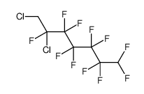 6,7-dichloro-1,1,2,2,3,3,4,4,5,5,6-undecafluoroheptane结构式