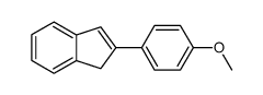 2-(4-methoxyphenyl)-1H-indene结构式