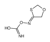 [(Z)-1,3-oxathiolan-4-ylideneamino] carbamate结构式