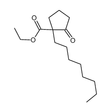 ethyl 1-octyl-2-oxocyclopentane-1-carboxylate Structure