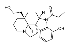 1-propionyl-aspidospermidine-17,21-diol Structure