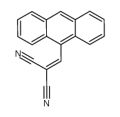 2-(Anthracen-9-ylmethylene)malononitrile Structure