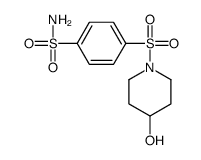 4-(4-hydroxypiperidin-1-yl)sulfonylbenzenesulfonamide Structure