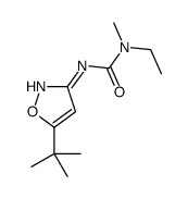 3-(5-tert-butyl-1,2-oxazol-3-yl)-1-ethyl-1-methylurea结构式