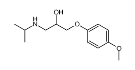 3-(Isopropylamino)-1-(4-methoxyphenoxy)-2-propanol Structure