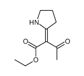 ethyl 3-oxo-2-pyrrolidin-2-ylidenebutanoate结构式