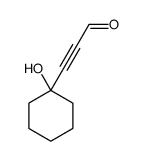 3-(1-hydroxycyclohexyl)prop-2-ynal结构式