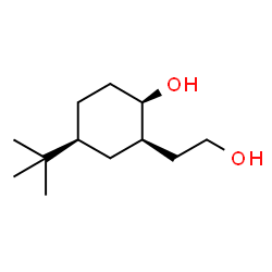 Cyclohexaneethanol, 5-(1,1-dimethylethyl)-2-hydroxy-, (1R,2R,5S)-rel- (9CI) Structure