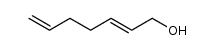 hepta-2,6-dien-1-ol结构式