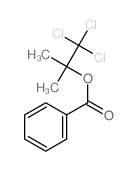 (1,1,1-trichloro-2-methyl-propan-2-yl) benzoate结构式