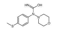 Urea, N-[4-(methylthio)phenyl]-N-4-morpholinyl- (9CI) structure