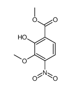 methyl 2-hydroxy-3-methoxy-4-nitrobenzoate结构式