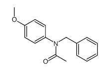 N-benzyl-N-(4-methoxyphenyl)acetamide结构式