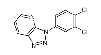 3-(3,4-dichlorophenyl)triazolo[4,5-b]pyridine结构式