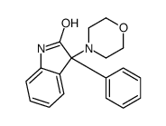3-morpholin-4-yl-3-phenyl-1H-indol-2-one结构式