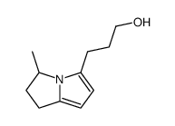 3-methyl-5-(3-hydroxypropyl)-1,2-dihydropyrrolizine Structure