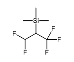 trimethyl(1,1,1,3,3-pentafluoropropan-2-yl)silane结构式