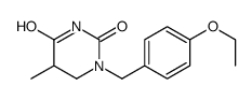 1-[(4-ethoxyphenyl)methyl]-5-methyl-1,3-diazinane-2,4-dione结构式