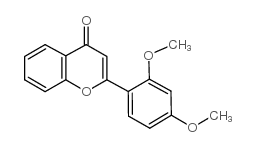 2,4-二甲氧基黄酮结构式