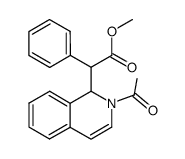 2-acetyl-1-<α-(methoxycarbonyl)benzyl>-1,2-dihydroisoquinoline Structure