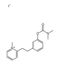 [3-[2-(1-methylpyridin-1-ium-2-yl)ethyl]phenyl] N,N-dimethylcarbamate,iodide结构式