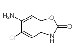 2(3H)-Benzoxazolone,6-amino-5-chloro-结构式