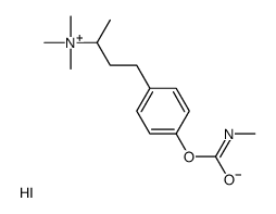 trimethyl-[4-[4-(methylcarbamoyloxy)phenyl]butan-2-yl]azanium,iodide Structure