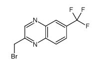 2-(bromomethyl)-6-(trifluoromethyl)quinoxaline结构式